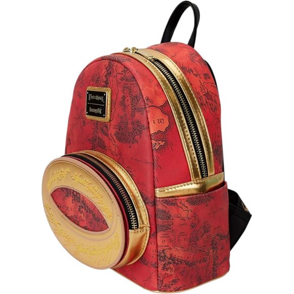 Loungefly Warner Brothers Lord of the Rings The One Ring Mini Backpack main image 6